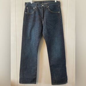 Levis 501 Jeans Mens 33x30 Tidal Blue Button Fly Original Fit Straight Leg